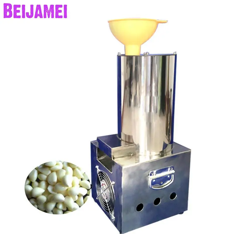 

BEIJAMEI 220V Electric Stainless Steel Garlic Peeler Machine Fast Labor-saving Commercial Home Peeling Garlic Machine