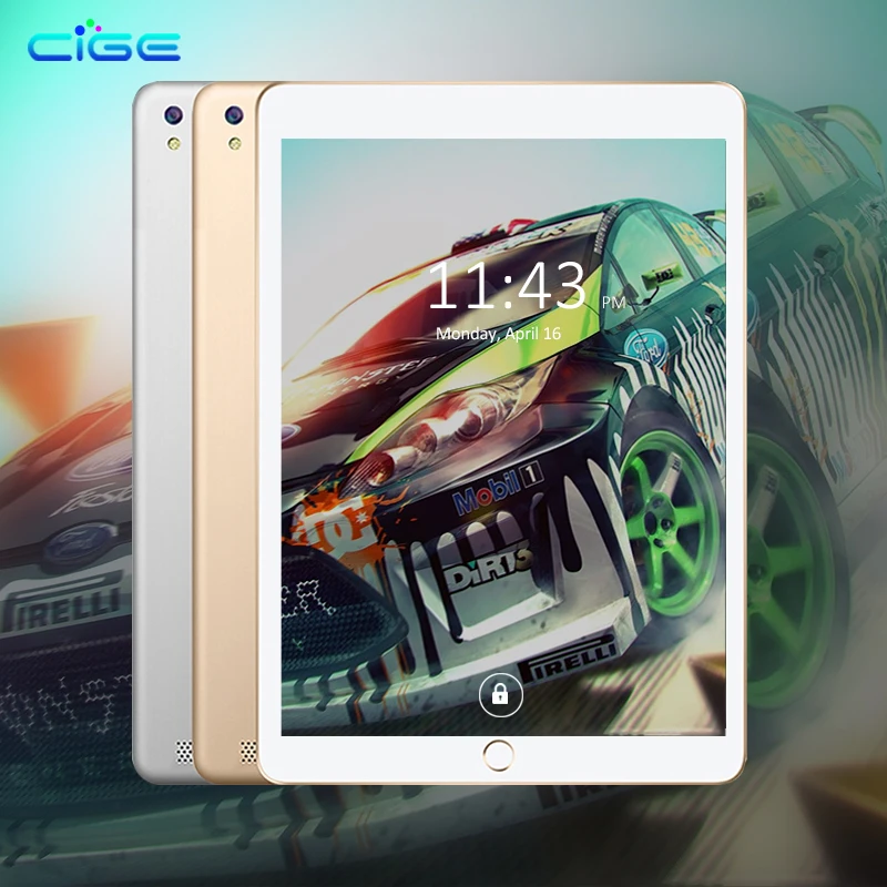 CIGE 10.1' Tablet PC WIFI 8 Octa Core 4G RAM 64GB ROM Dual Camera 8MP Android 7.0 10 Tablets 3G 128