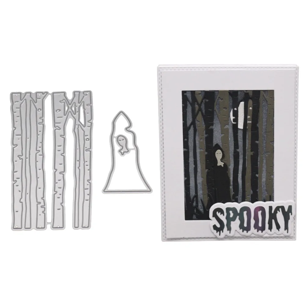 Spooky металлические режущие штампы нож из углеродистой стали формы ремесла
