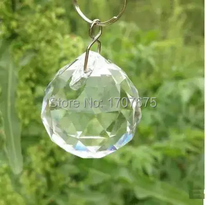 8pieces/lot 30mm crystal faceted ball Clear AAA Chandelier Crystals Ball Lighting Pendant 30mm Crystal