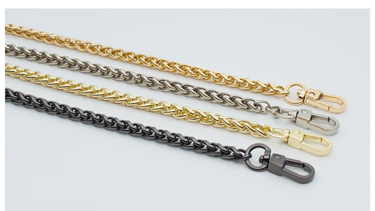  woman fashion bags accessory chain fashion new wallet accessroies chain handbag Solid Chain handle shoulder bag strap (2)