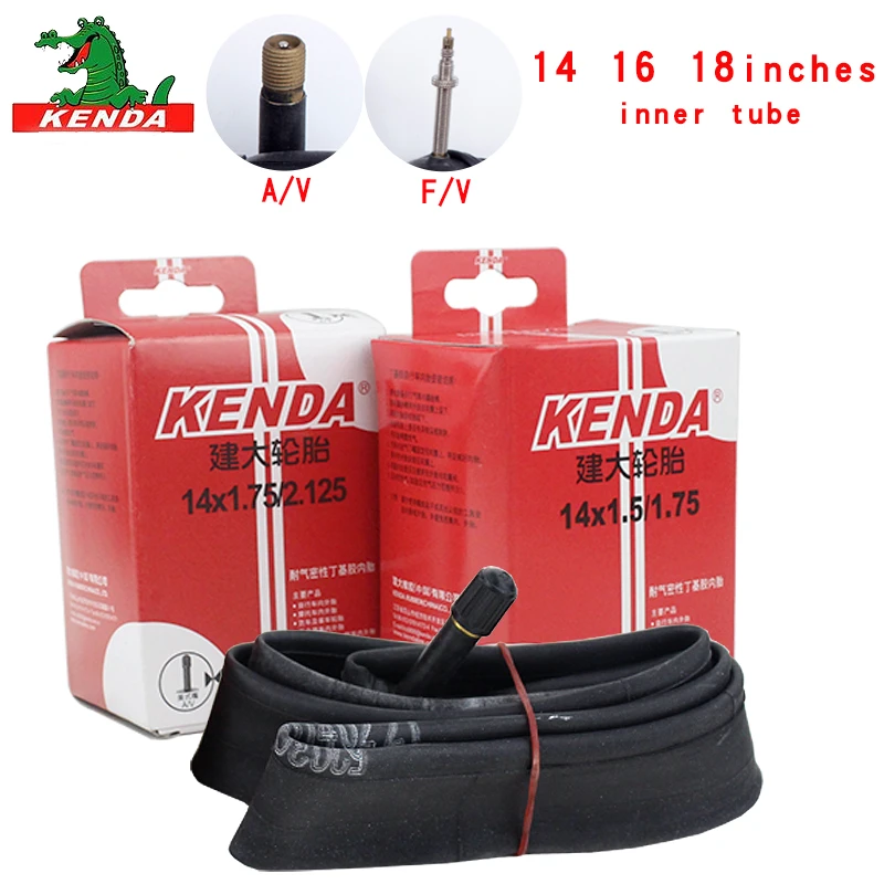 Kenda Fiets Binnenband 14 16 18 Inch 1.5 1.75 1.75 2.125 Av Fv Bmx  Opvouwbare Fiets Tire fietsen Rubber Band Rubber Buis Onderdelen|Bicycle  Tires| - AliExpress