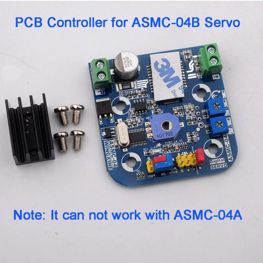 ASMC-04B/ASMC-04A Robot серво высокое Мощность крутящий момент 12V~ 24V 180kg. См/110kg. См большой робот-манипулятор/PCB фрезерный станок для контроллера/консоль пластина