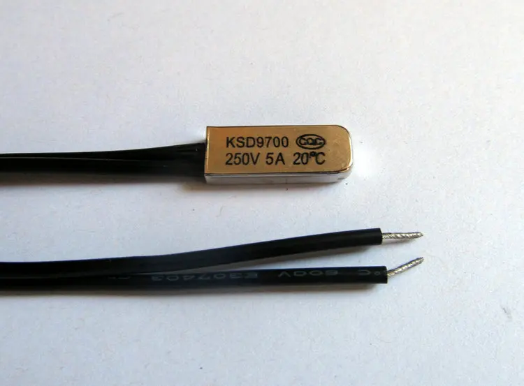 4 pieces Thermal protection KSD9700 250V 5A 20C normally closed 20