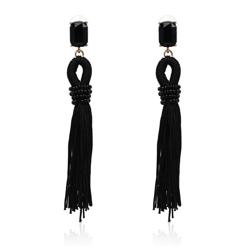 Fashion Statement Fringe Earrings Ethnic Jewelry Brincos Bohemia Long