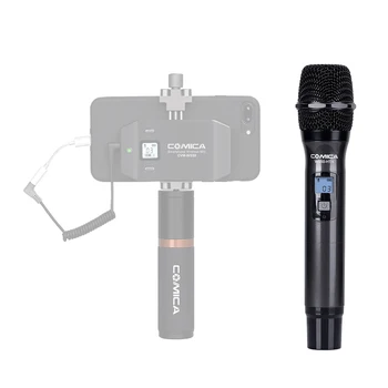 

CoMica CVM-WS50HTX 6-Channel UHF Wireless Dynamic Handheld Microphone Transmitter for Interview TalkShow Speech w IPhone Android