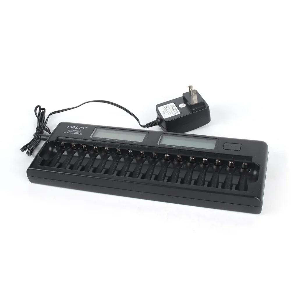 PALO NC32 12/16 Slot LCD Display Smart Battery Fast Charger Multiple Protection Smart KTV Microphone Battery Charger No Battery PALO NC32 12/16 Slot LCD Display Smart Battery Fast Charger Multiple Protection Smart KTV Microphone Battery Charger No Battery