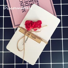 DIY поздравительные открытки слово сообщение пожелания карт подарок для детей DIY Craft карты DIY сушеные цветы карты