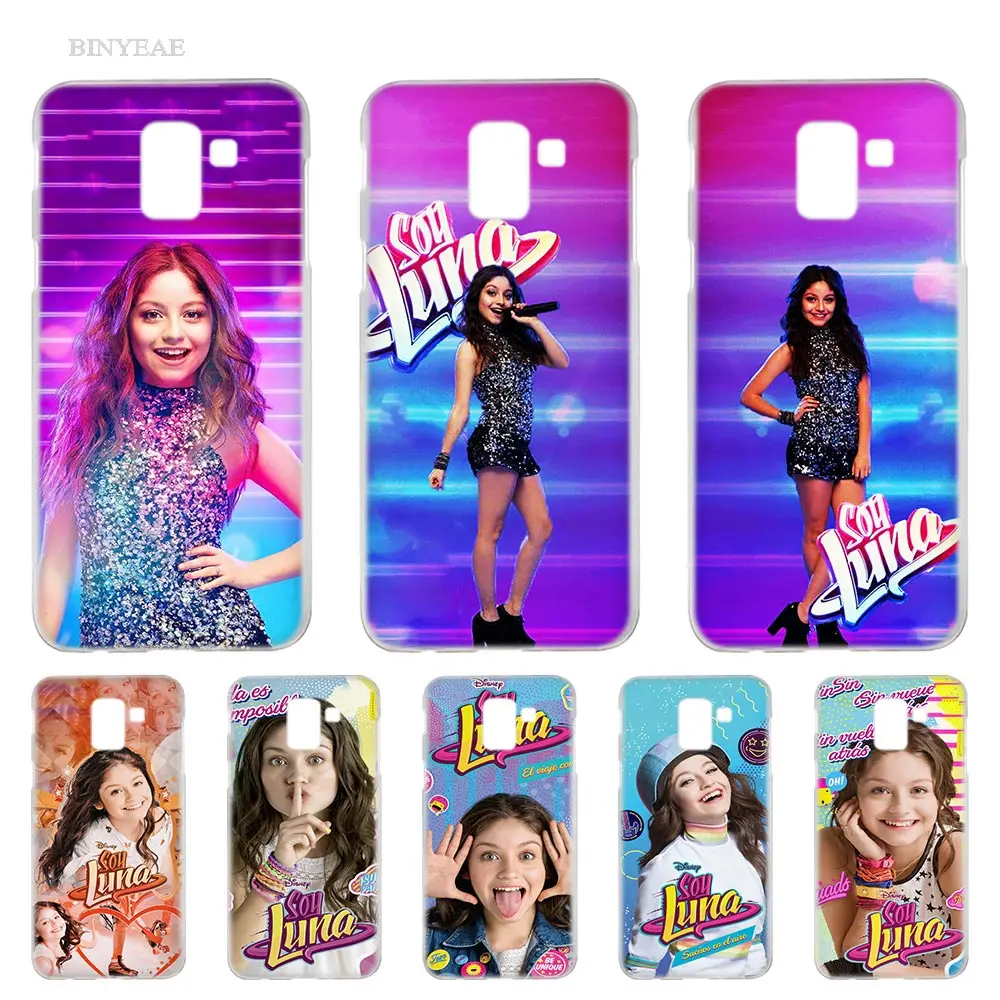 

BINYEAE Soy Luna Fashion Hard Transparent Plastic Case Cover Shell for Samsung J2 J3 J4 J5 J6 J7 J8 2016 2018 Prime Coque Fundas