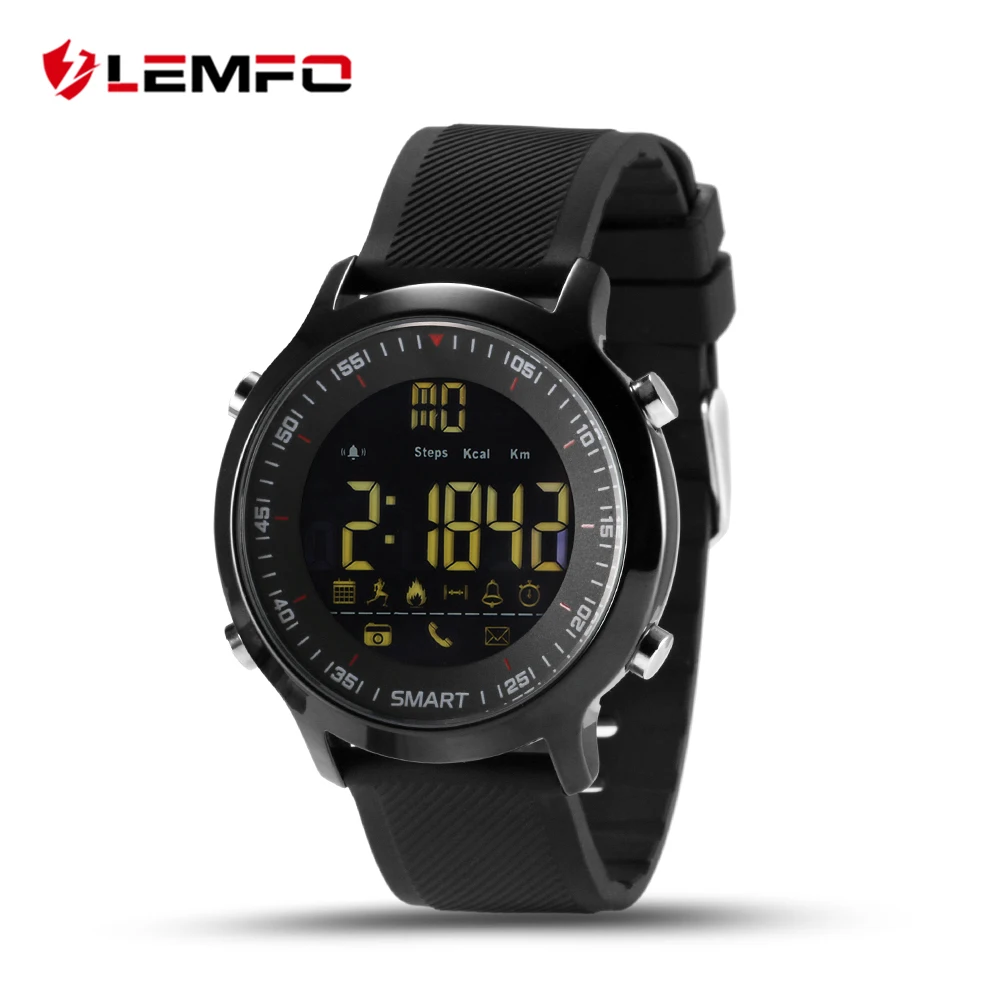 EX18 Waterproof Wrist Smart Watch Support Call and SMS alert Sports Activities Tracker Bluetooth Wristwatch