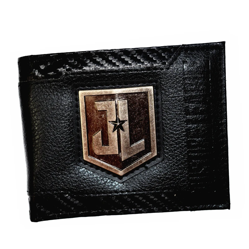 

New Design DC Wallet Justice League Short Purse PU Leather Wallet for Men Young