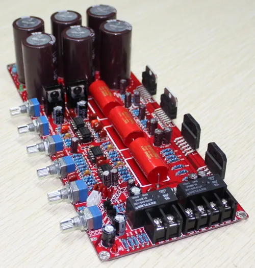 TDA7294+ LM3886 комбинированный усилитель мощности 2,1 Плата усилителя 68 Вт* 2+ 160 Вт