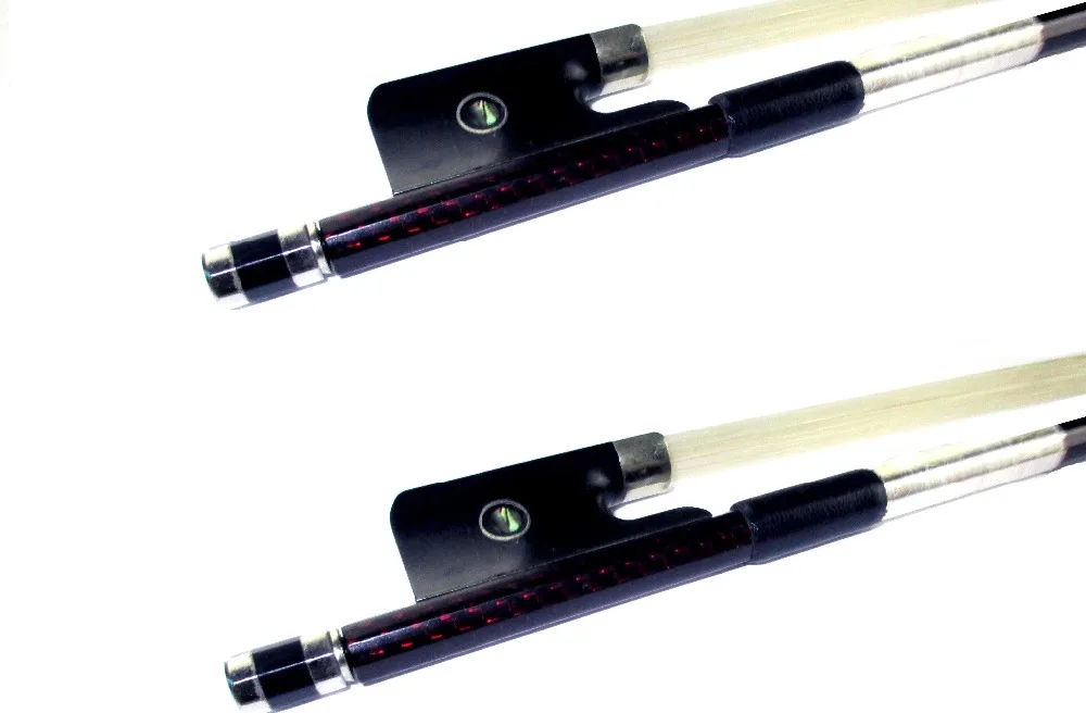 

Free Shipping 5pcs/lot 4/4 Top Braided Carbon Fiber Viola Bow Carbon Fiber Viola Bow Student Viola Bow