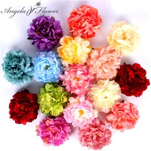 Искусственные большие шелковые цветы 14 см с французскими пионами, сделай сам, свадебный цветок, гостиничный цветок, настенный фон для дома, вечерние украшения стола