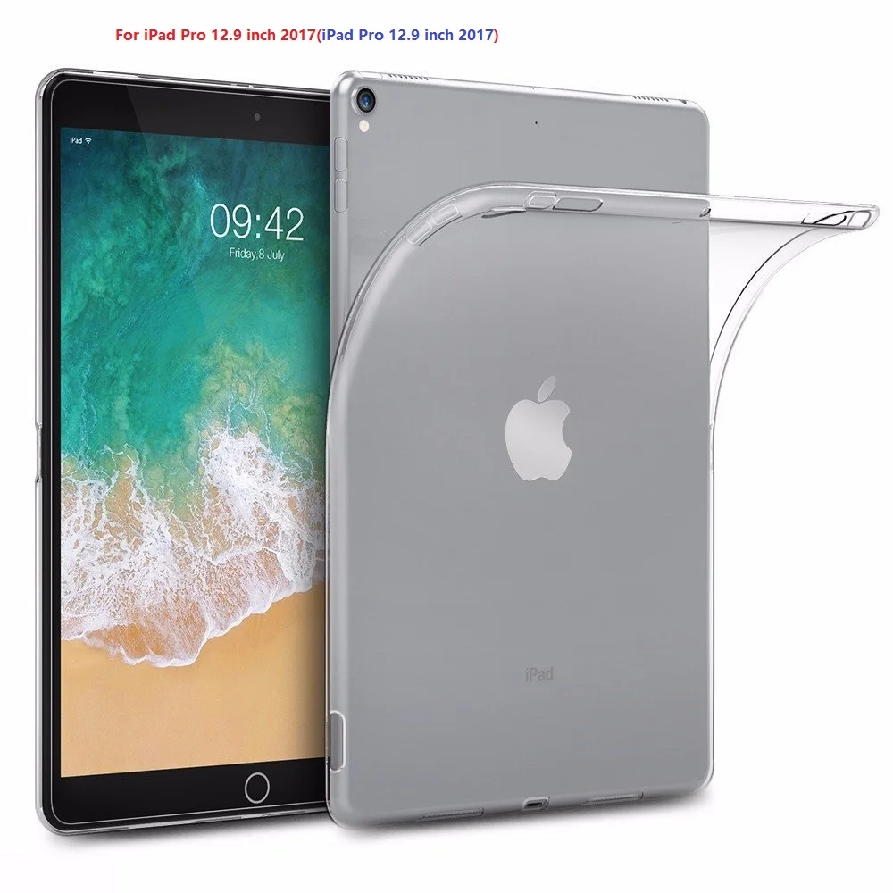 Only For Apple ipad Pro 12.9 2015 2017 Case Soft TPU Transparent