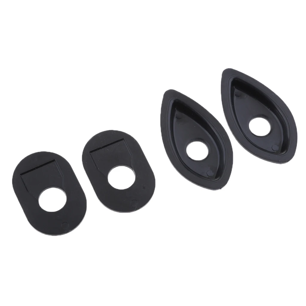  Motorcycle Front/Rear Indicator Turn Signal Light Adapter Spacers for Honda NC700S NC700X 12-13 Motorcycle Part Black