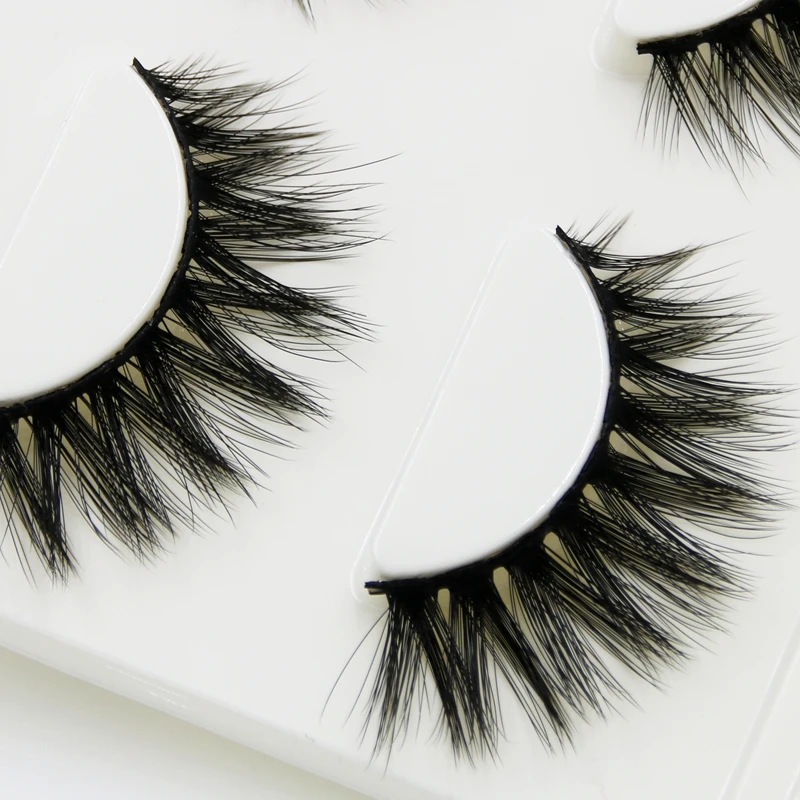 

YOKPN Natural Cross Think Fake Eyelashes soft 3d Messy False Eyelashes Stage Performance Sexy Makeup Tool Eyelash Extension