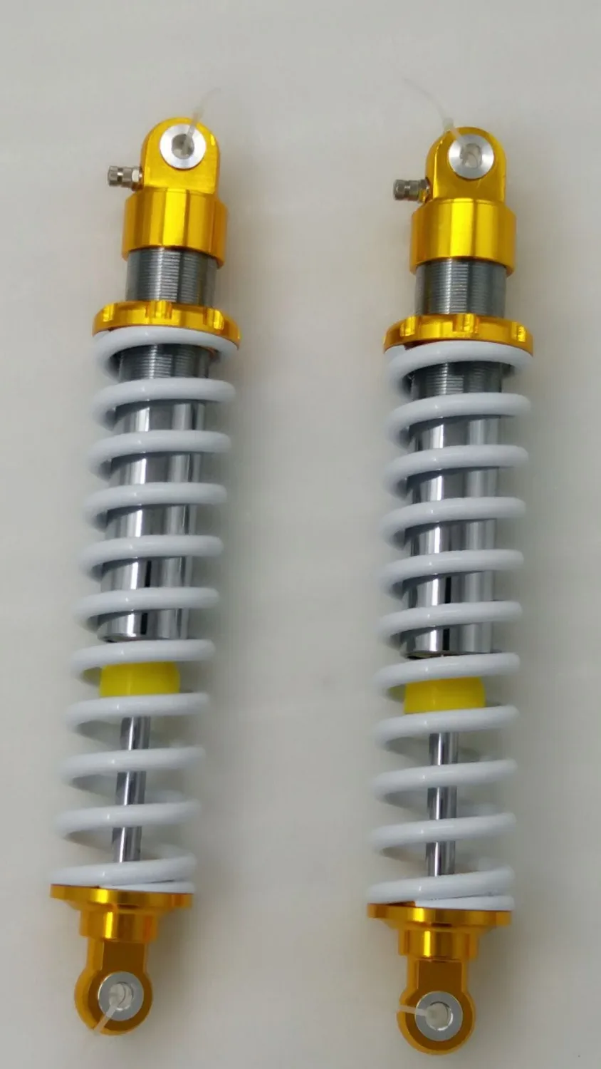 2 pieces new 10mm spring 400mm rear suspension shock absorber for atv