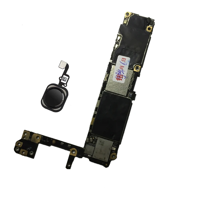 Good Tested for iphone 6s Mainboard with / without Touch ID16GB 32GB 64GB 128GB 100% Original unlocked for iphone 6S Motherboard 2