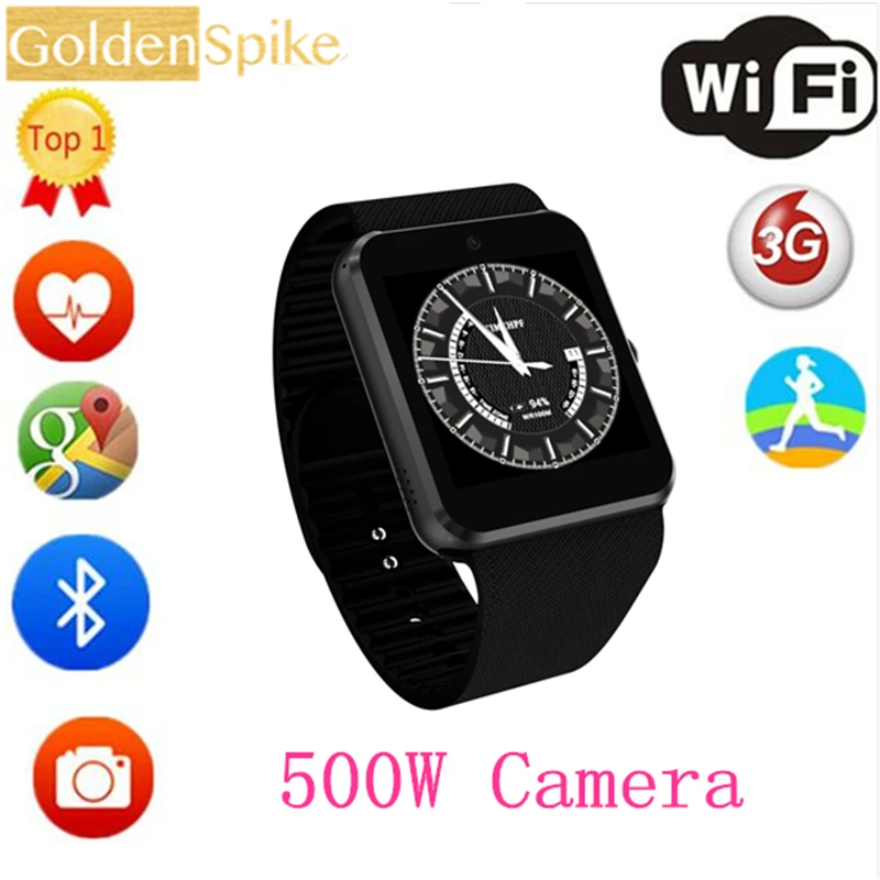 Новые 3G Wi Fi qw08 ОС android обновления gt08 qw09 x01 Смарт часы телефон Поддержка SIM карты