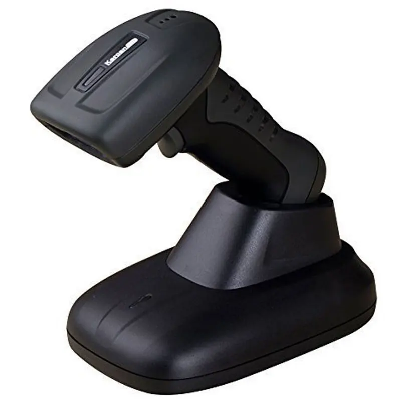 

Kercan Wireless Cordless Handheld Barcode Bar Code Scanner Reader Kit - Black, 1D Line UPC EAN Laser Scanner
