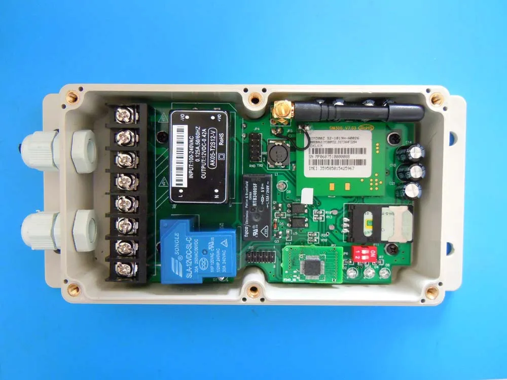 GSM-CTL-AC GSM система дистанционного управления(реле управления), двойной канальный релейный выход переключатель коробка