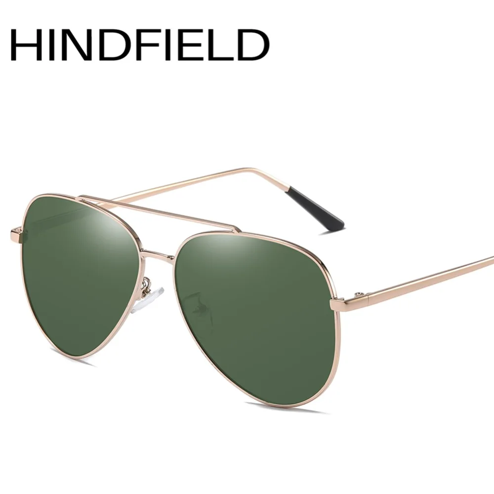 

Hindfield Retro Vintage Polarized Sunglasses Men Pilot Driving Sunglasses O168