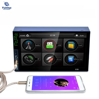 

Universal Car Multimedia Player 7inch Wince Touch Screen 1024*800 MP5 Player Support Reverse Remote Control Bluetooth