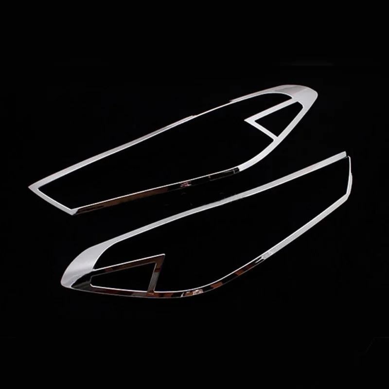 Для hyundai Tucson TL передний задний багажник Головной фонарь Крышка лампы отделка украшения ABS хромированный набор для стайлинга автомобилей