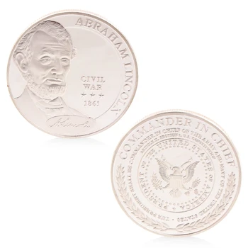 

Lincoln Commemorative Coins Copper Collection Gift Souvenior Memory Zinc Alloy High Quality