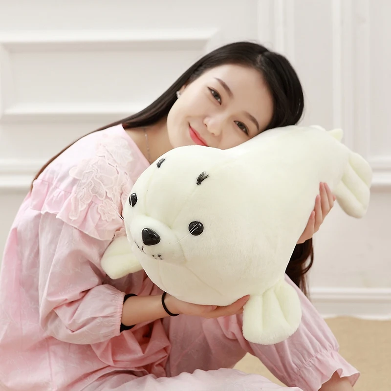 1pc 30/40/50/60cm Plush stuffed toy Sea Lion Seal figurine Sea Animal pillow Home sofa cushion Car pillow Luxury fill Birth Gift
