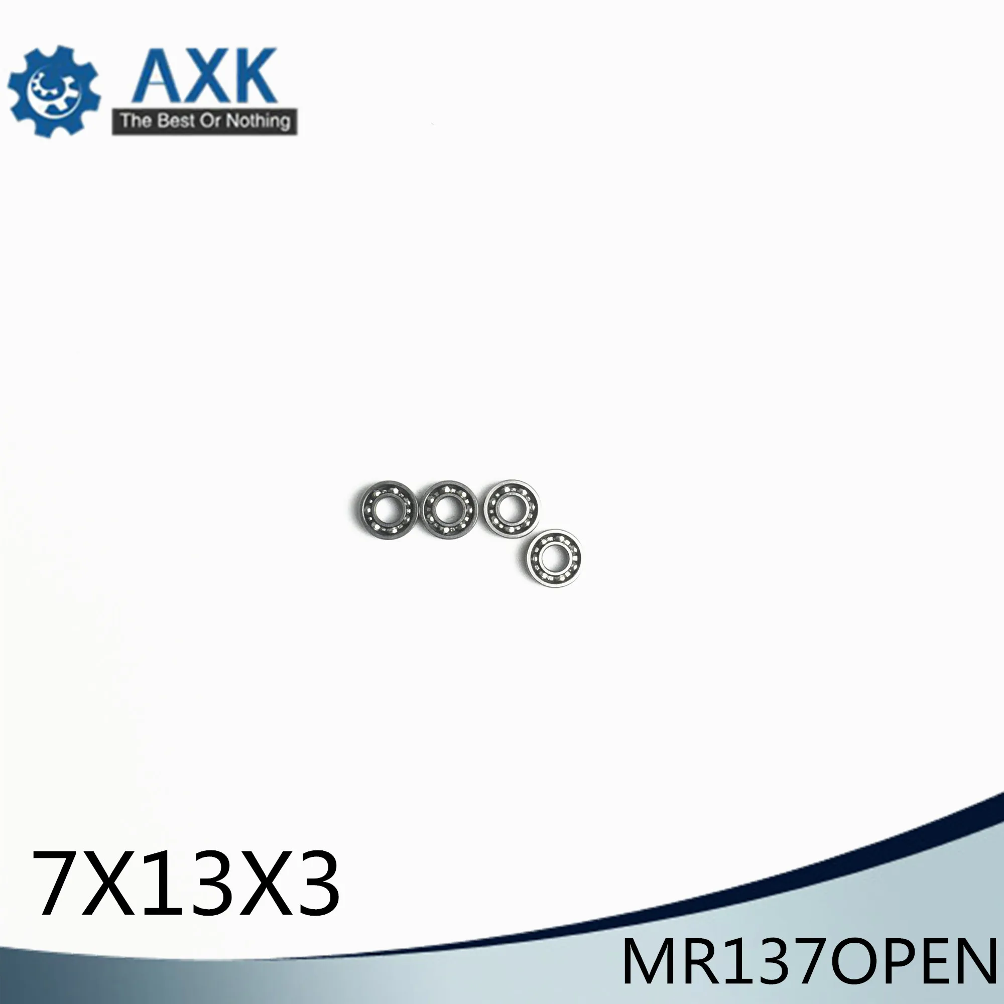 

MR137Open Bearing (10PCS) 7*13*3 mm Miniature MR137 open Ball Bearings