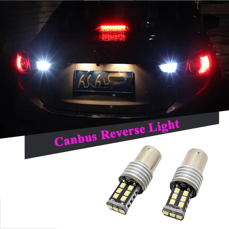 2x 1156 BA15S P21W T15 W16W Car Tail Brake Bulb Reverse Lights DRL For
