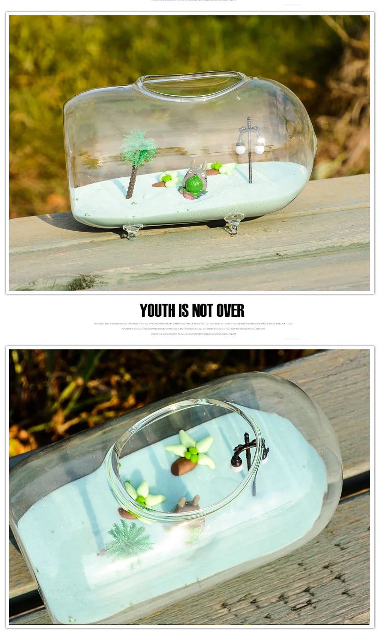 O. RoseLif брендовая прозрачная стеклянная подвесная Цветочная стеклянная ваза для растений Террариум контейнер Вазы Горшок Свадебные украшения