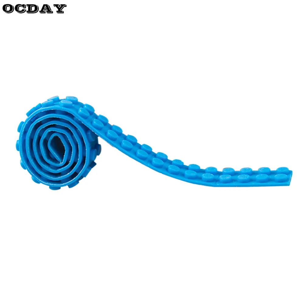 OCDAY Baby Kids Building Blocks Loops With Adhesive Tape Compatible Flexible Tape Toys Silicone Blocks Base Plate DIY Brick New baby-building-blocks : image OCDAY Baby Kids Building Blocks Loops With Adhesive Tape Compatible Flexible Tape Toys Silicone Blocks Base Plate DIY Brick New baby-building-blocks