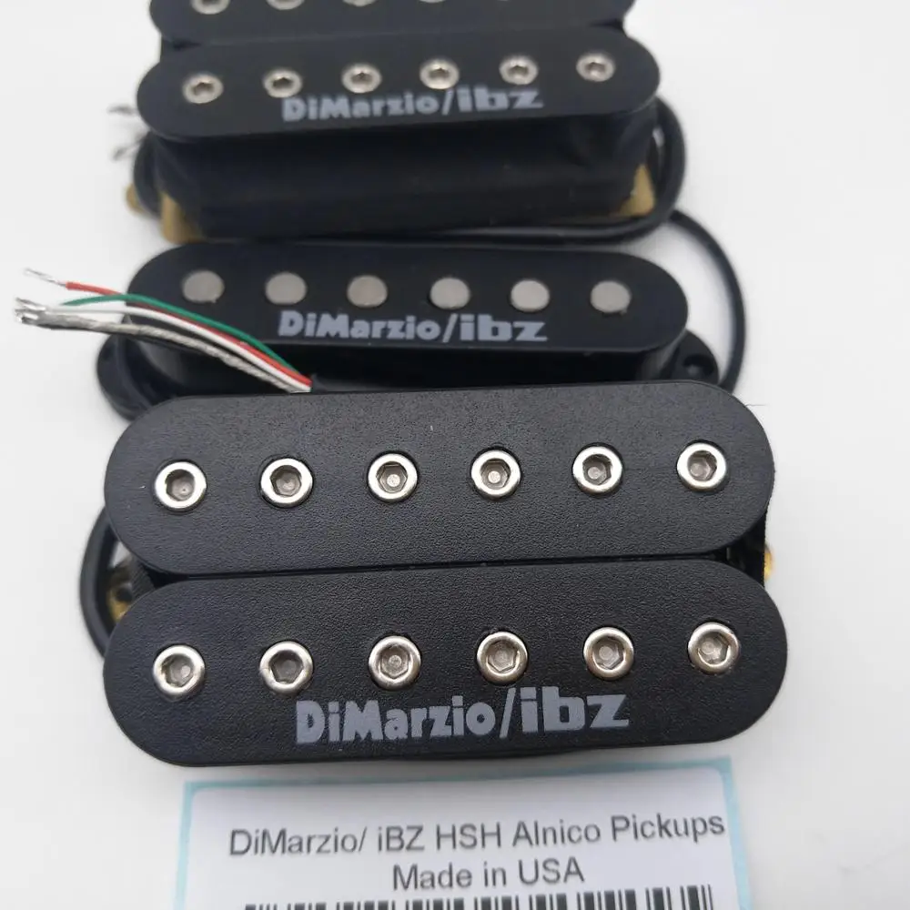 DiMarzioIBZ Alnico гитарные пикапы HSH электрогитара пикапа N/M/B 1 комплект|Детали и
