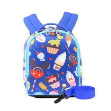 Рюкзак с рисунком Диснея для малышей, анти-потеря, соединитель на запястье, детский безопасный поводок, поводок, сумка, школьный рюкзак