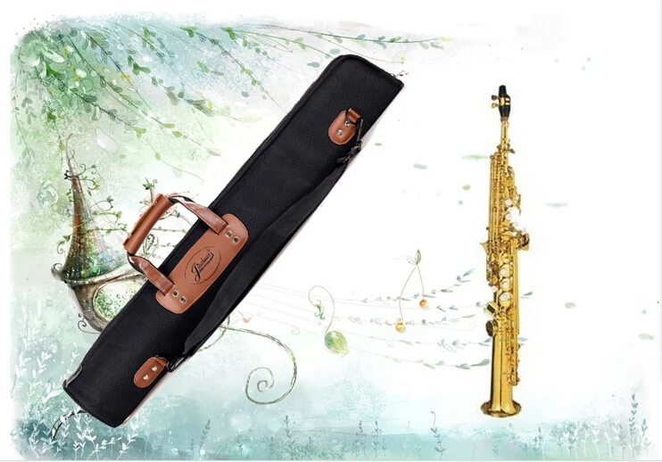 professional soprano saxophone backpack waterproof case one straight instrument cover Clarinet electronic blowpipe soft gig bag