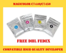 High quality developer powder compatible for Konica Minolta magicolor c7440/c7450/7450 Free Shipping DHL FEDEX