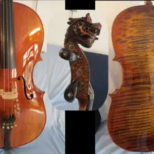 Йо-Йо мА модель Спящая концерт Виолончель 4/4 с драконом свиток#12967