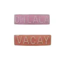 Буква OHLALA VACAY горный хрусталь Peral набор заколок для волос зажим заколка для волос