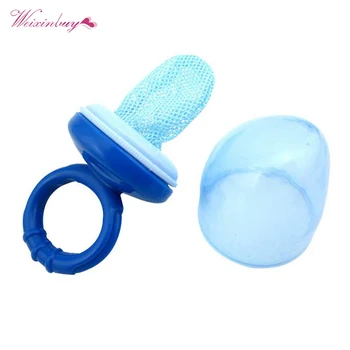 

WEIXINBUY 1 PCS Protable Baby Infant Newborn Food Nipple Feeder with Mesh Bag Fruit Feeding Nibbler Fruit Juice Food