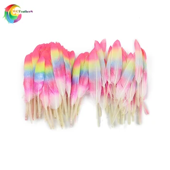 

2018 NEW 10pcs DIY Natural goose feather 4-6inches Wedding Party Decoration Jewelry Accessories craft feathers