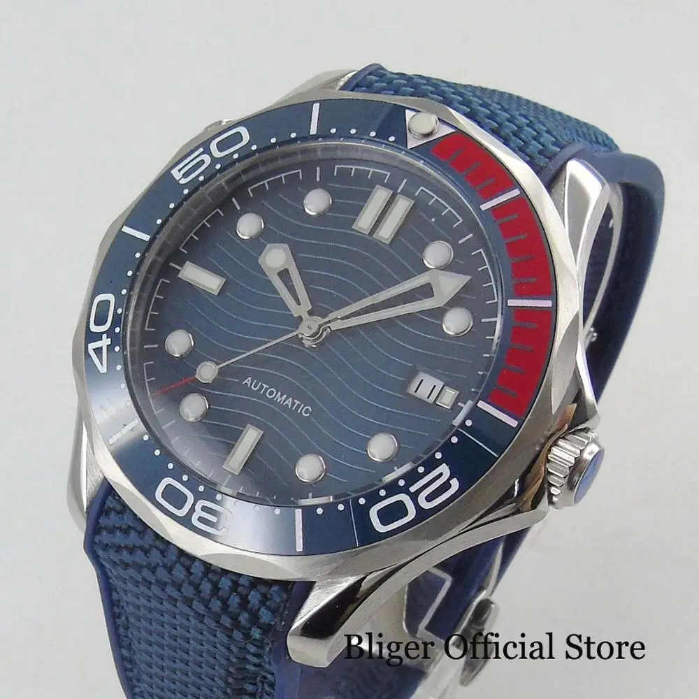 

Fashion Mechancial Men's Watch Automatic Movement Date Window 41mm Watch