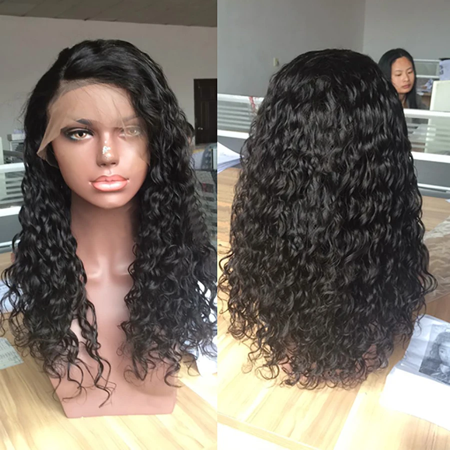 Alibaby Hd Lace Wig Water Wave Lace Front Wig Brazilian Transparent Lace Wigs For Black Women Remy Wet And Wavy Human Hair Wigs