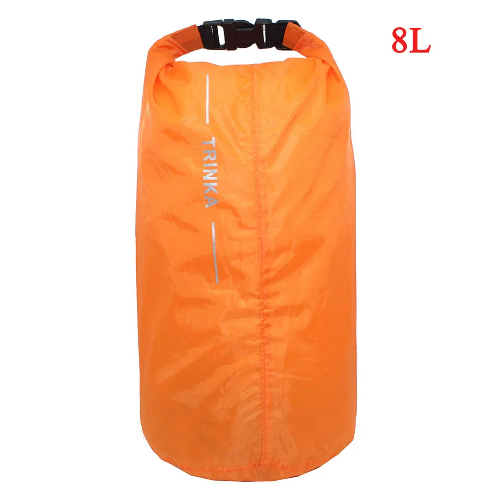 8L/40L/70L портативный Водонепроницаемый сухой мешок сумка для хранения складной плавательный мешок для кемпинга Пешие прогулки катание на байдарках рафтинг - Цвет: 8L