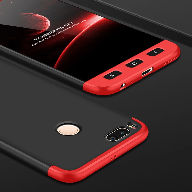 

GKK For Xiaomi mi A1 5X Case 360 Full Protection Anti-knock Three in One Ultra Thin Hard Case For Xiaomi Mi 5X Phone Cover Coque