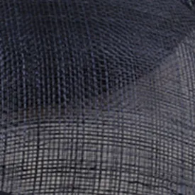Королевский синий sinamay чародей головной убор перо Лен коктейль Вечерние гоночный головной убор аксессуары для волос миллинери церковная шляпа MYQ126 - Цвет: NAVY