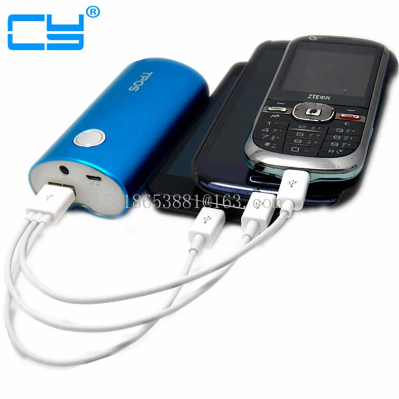 

3 in 1 Micro USB Charging Simultaneously for samsung htc lg call phines