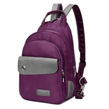 2017 nuevas mujeres de la manera mini bolso de nylon impermeable softback Mochilas muchas pokets bolsa pequeña bolsa de Los